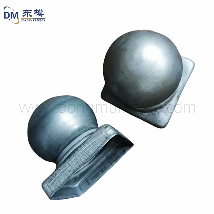 Custom Outdoor Fence Decoration With Hollow Ball Cap Drawing Mold